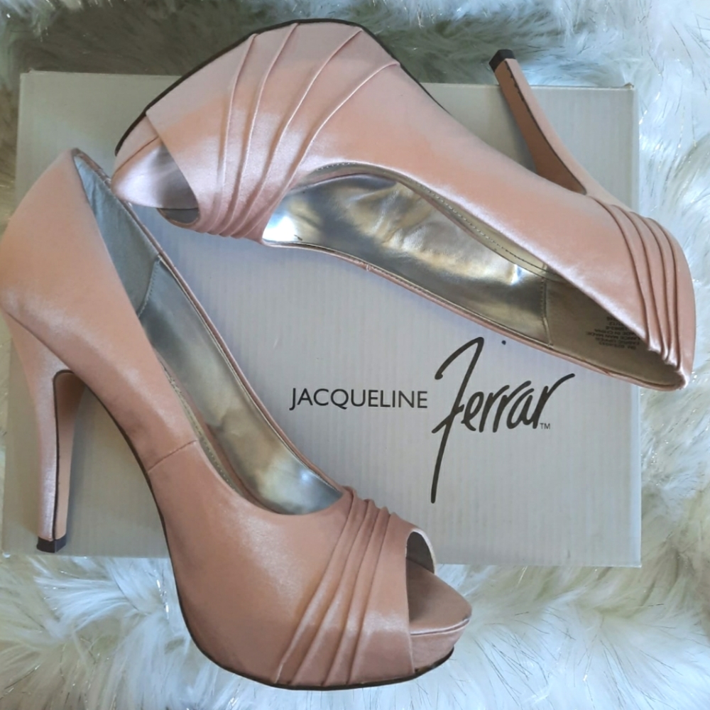 Jacqueline Ferrar Peep Toe Heels